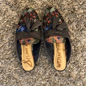 Sam Edelman Floral Loafer Slides